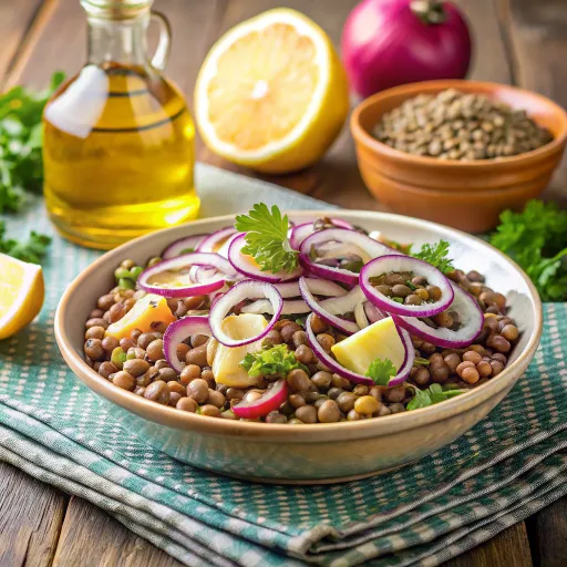 Salata Od Leće I Mediteranskih Okusa